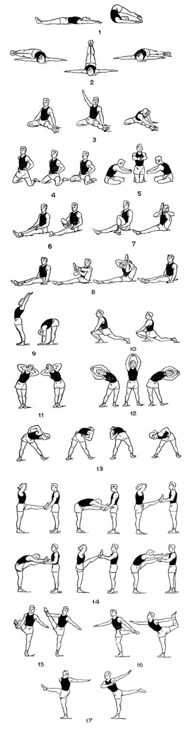 Борьба самбо. Упражнения на гибкость и укрепление суставов