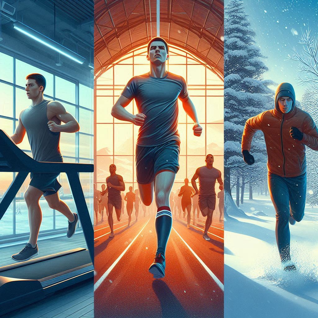Три варианта интервальных тренировок зимой для бега