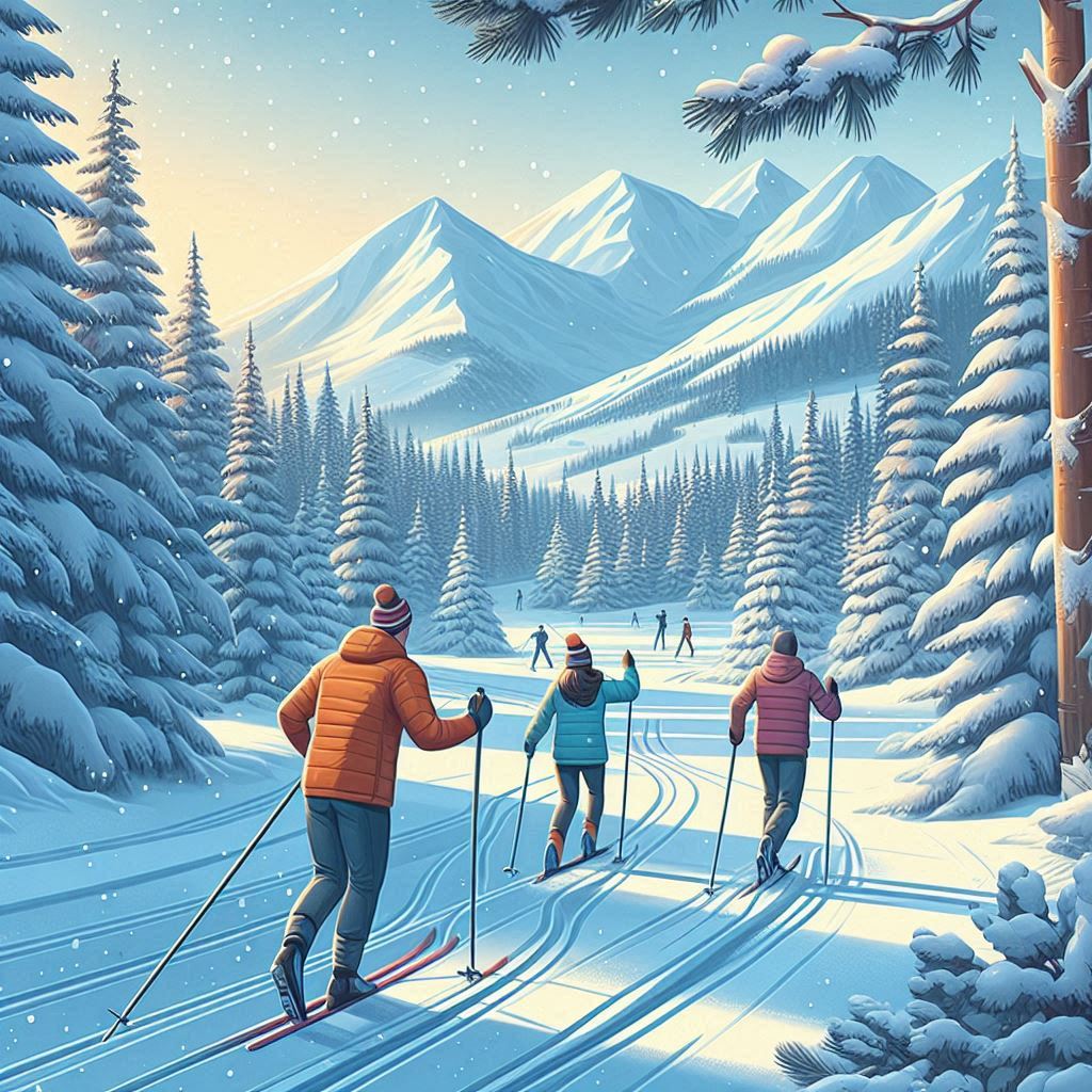 Причины покататься на беговых лыжах зимой